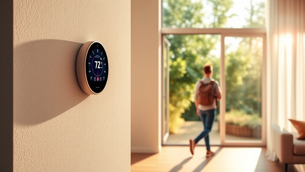 auto adjust climate when absent