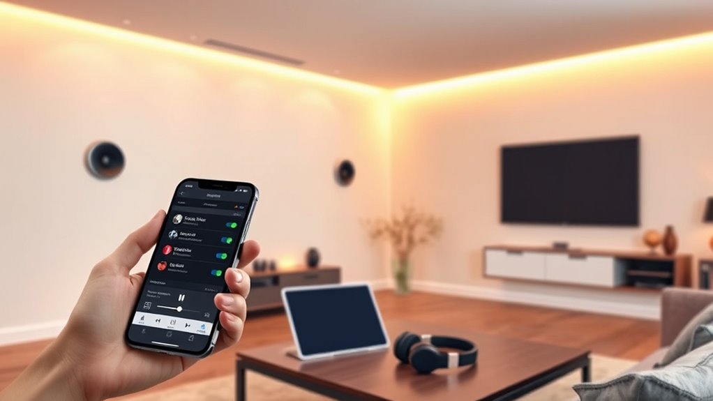 configure multi room audio systems