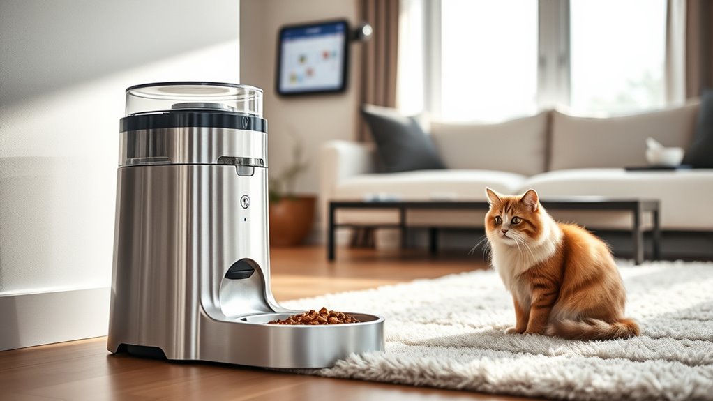 consistent customizable pet feeding