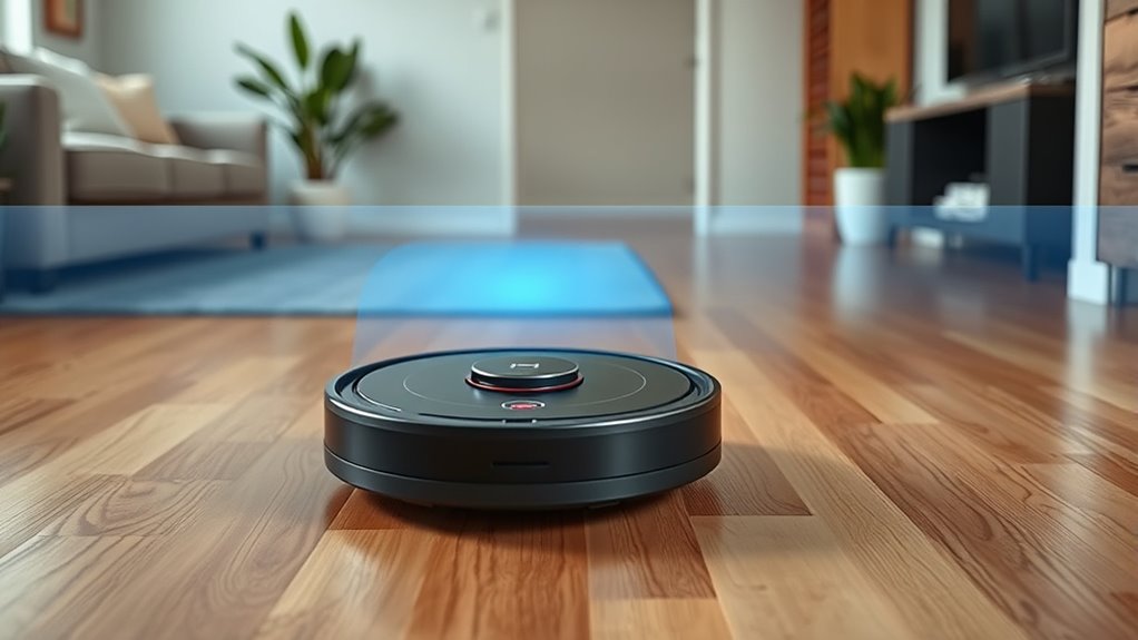 control robot vacuum areas