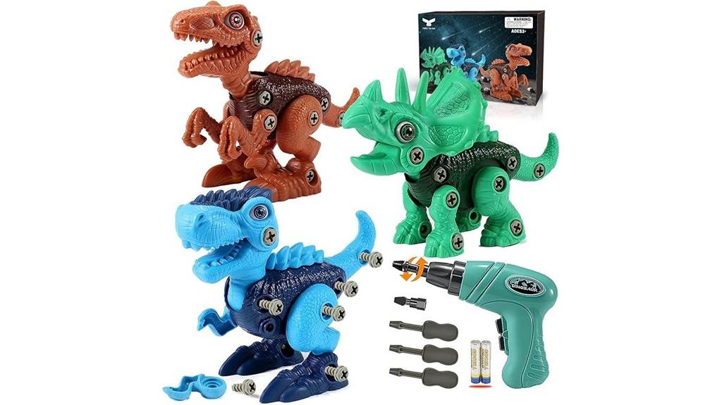 dinosaur kids building set