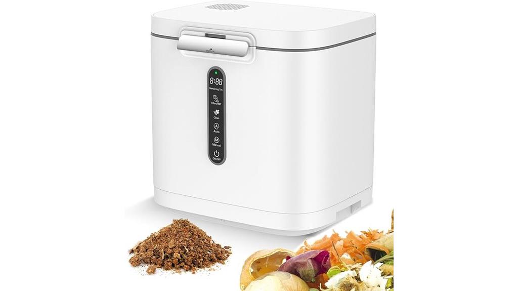electric kitchen composter with auto cleaning