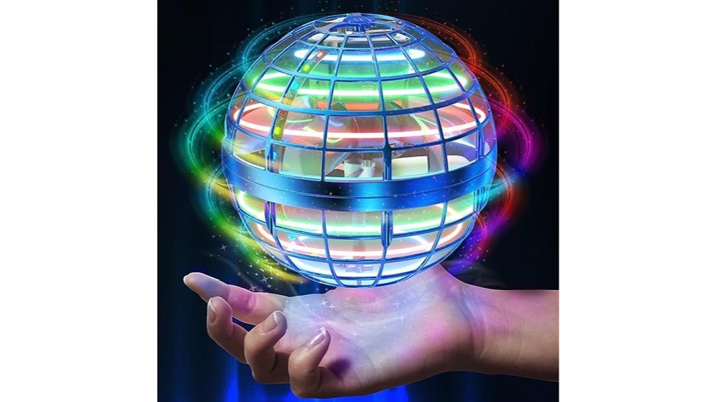 futuristic cosmic hover ball