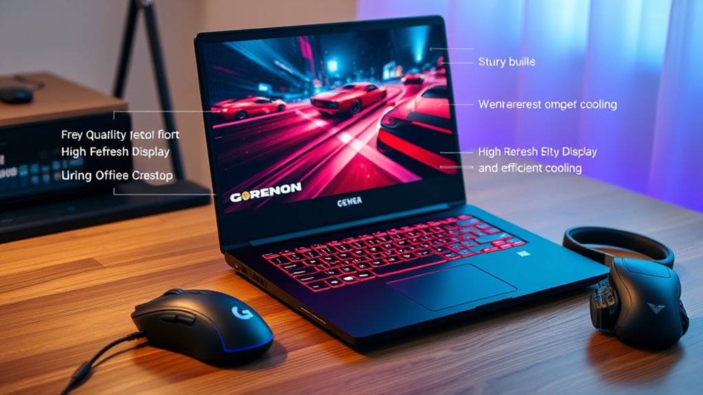 gaming laptop essential features