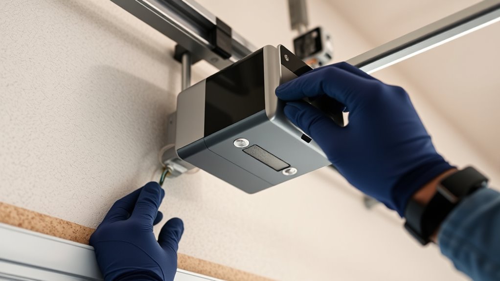 install garage door opener