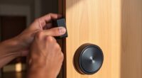 install smart lock door