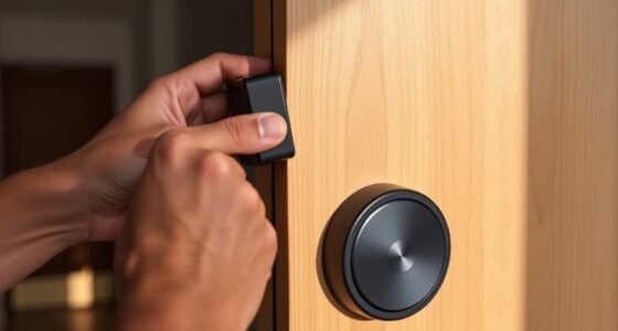 install smart lock door
