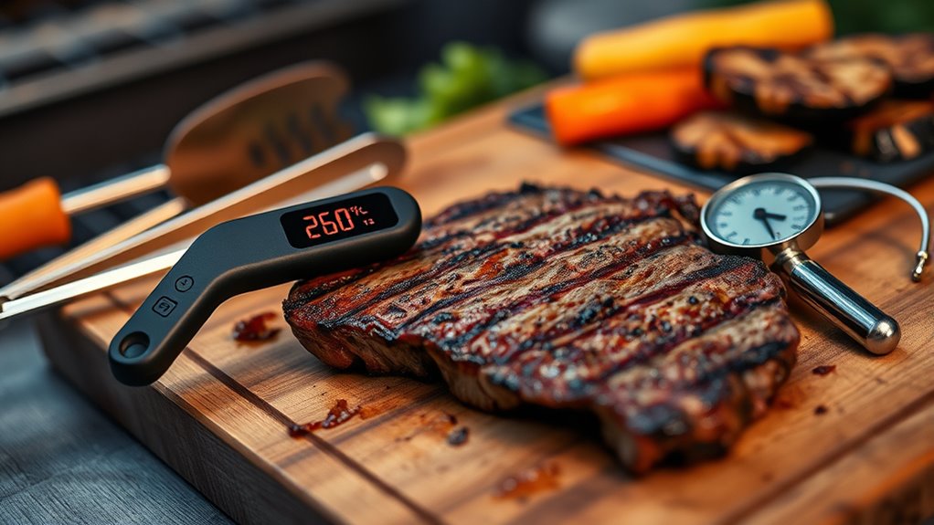 key grilling thermometer features