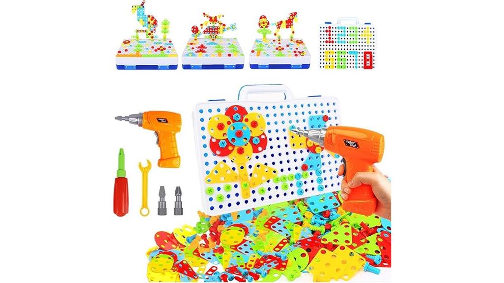 kids construction toy set