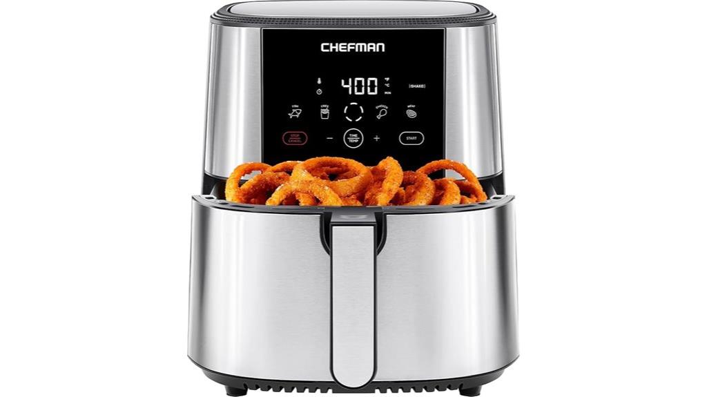 large capacity touch controlled fryer
