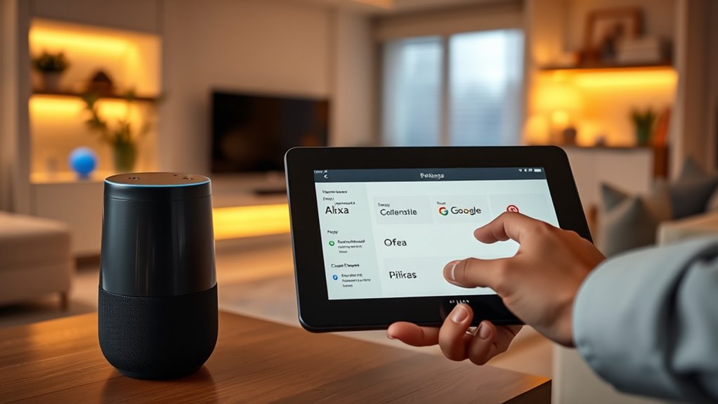 manage voice assistant privacy