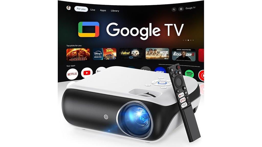 official google tv projector