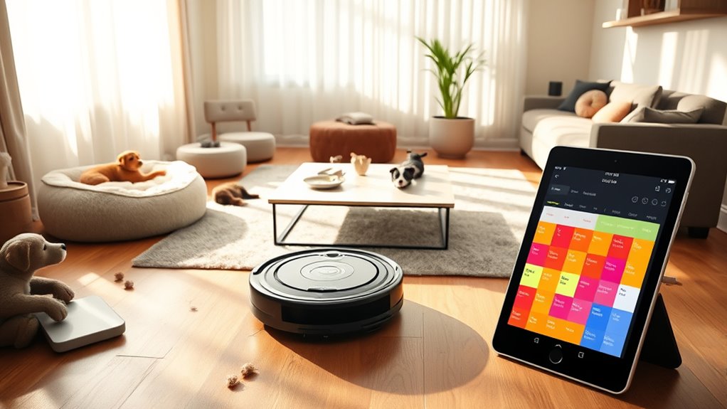 optimize pet hair cleaning schedule