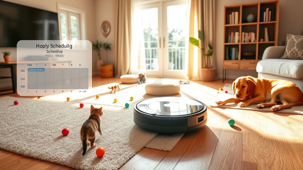 pet friendly cleaning schedule