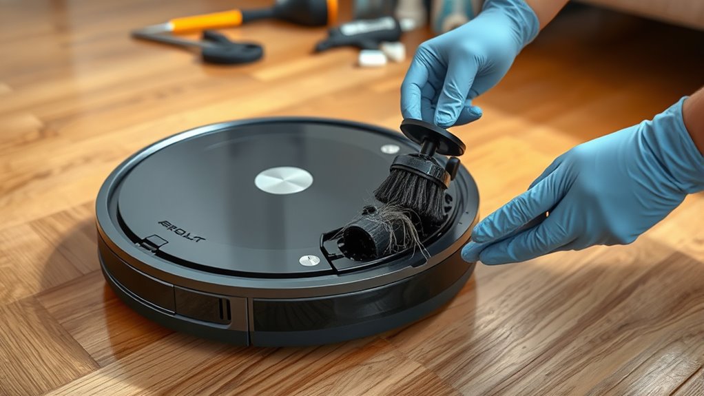 regularly clean and maintain vacuum