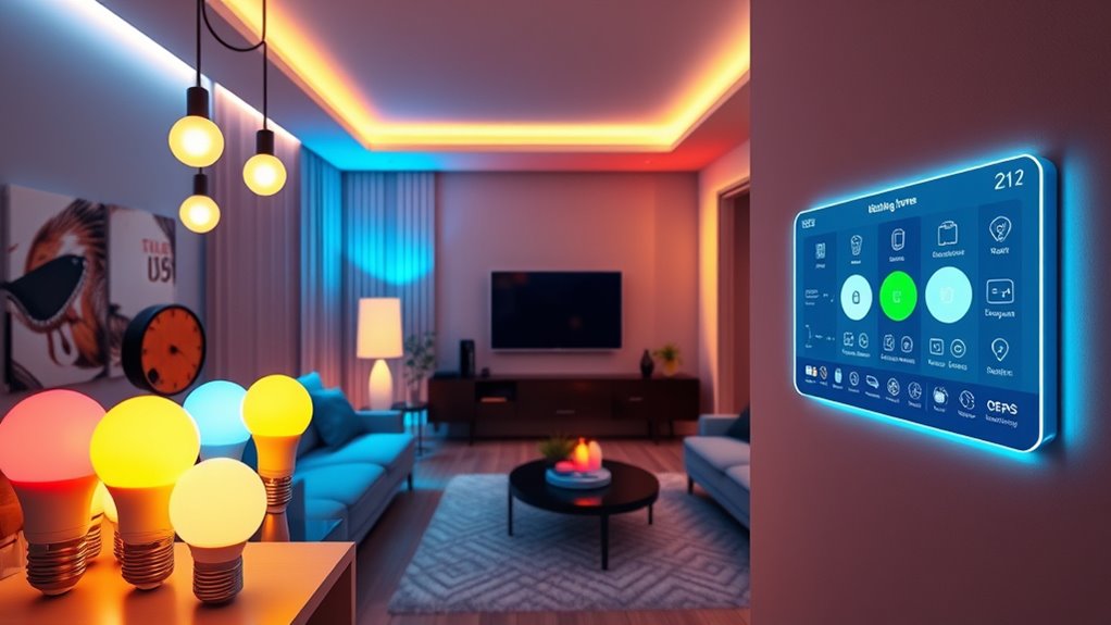 remote controlled customizable lighting