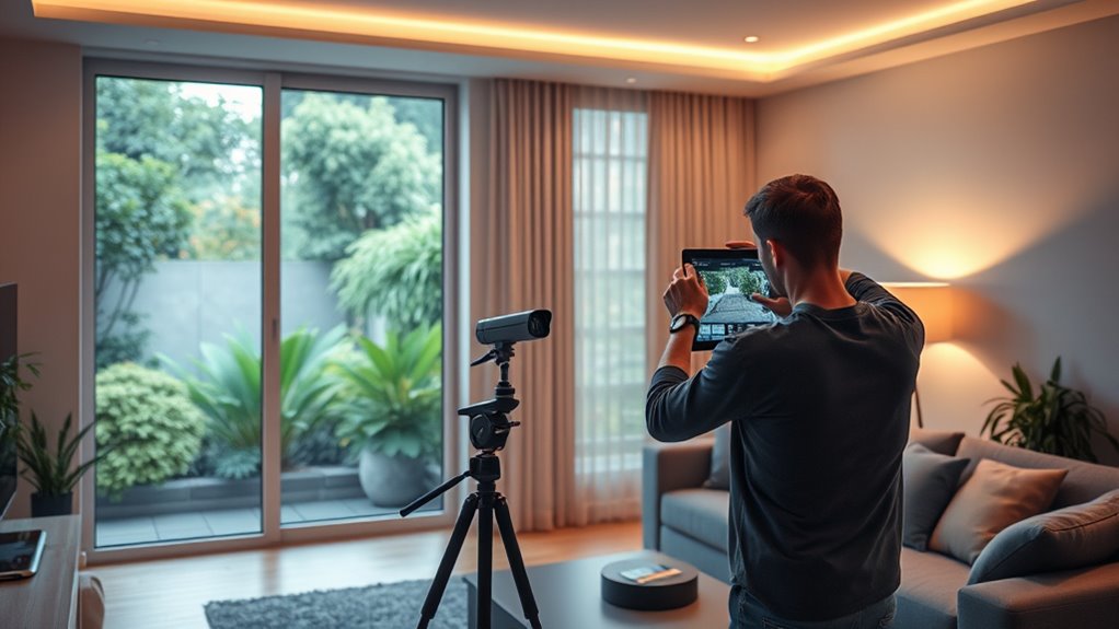 remote security system management