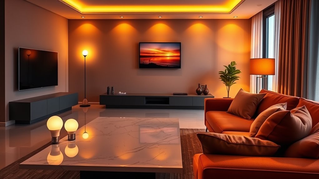 simple smart lighting scenes