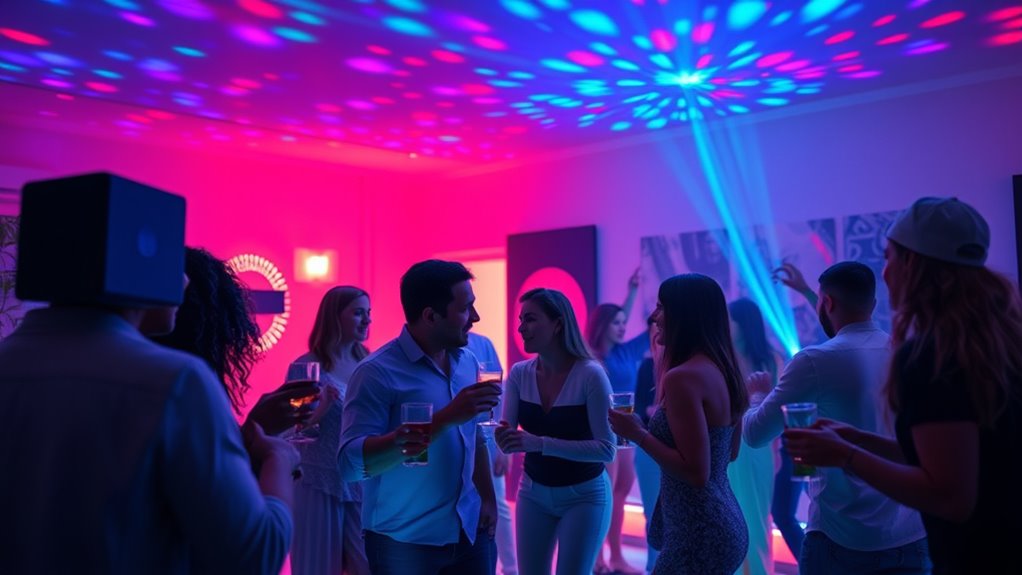 smart lighting and sound