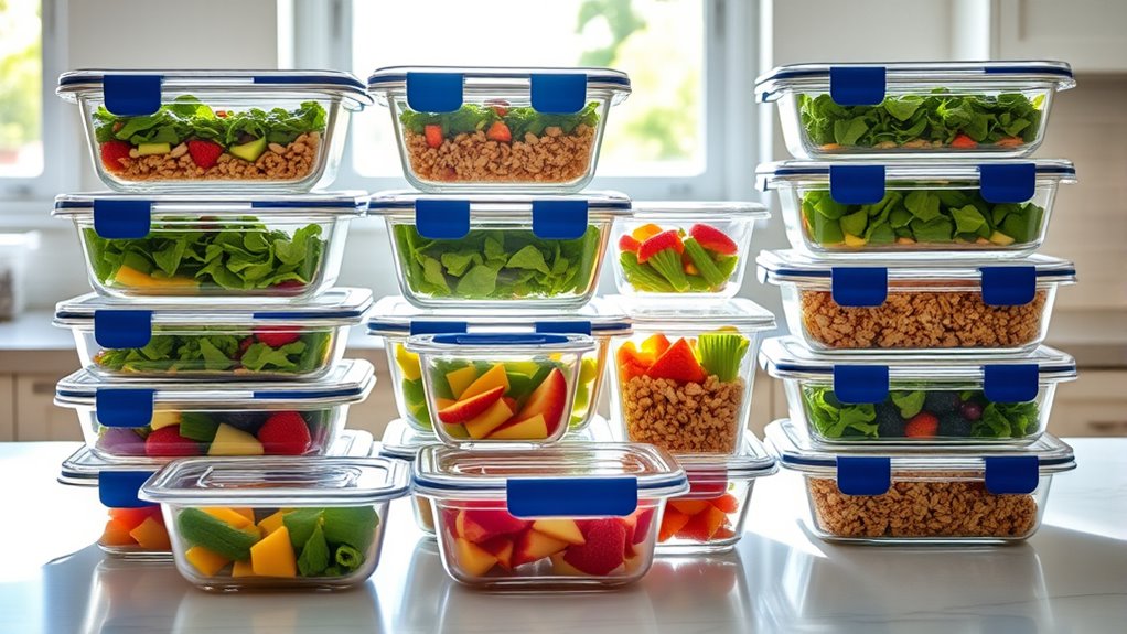 top glass meal prep containers