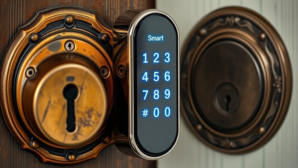 traditional vs smart lock security