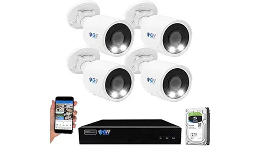 4k outdoor camera system