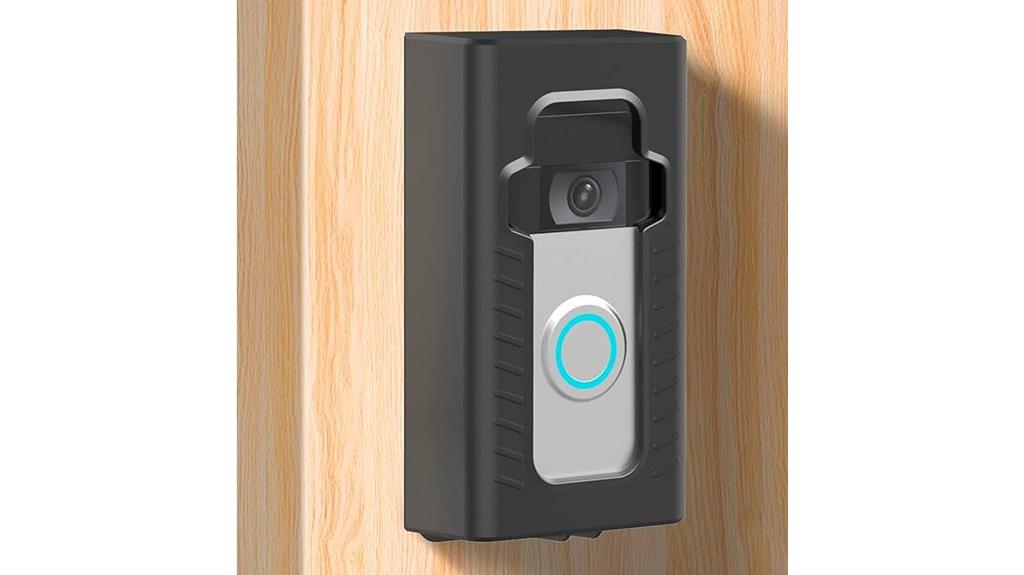 adhesive mount for doorbell