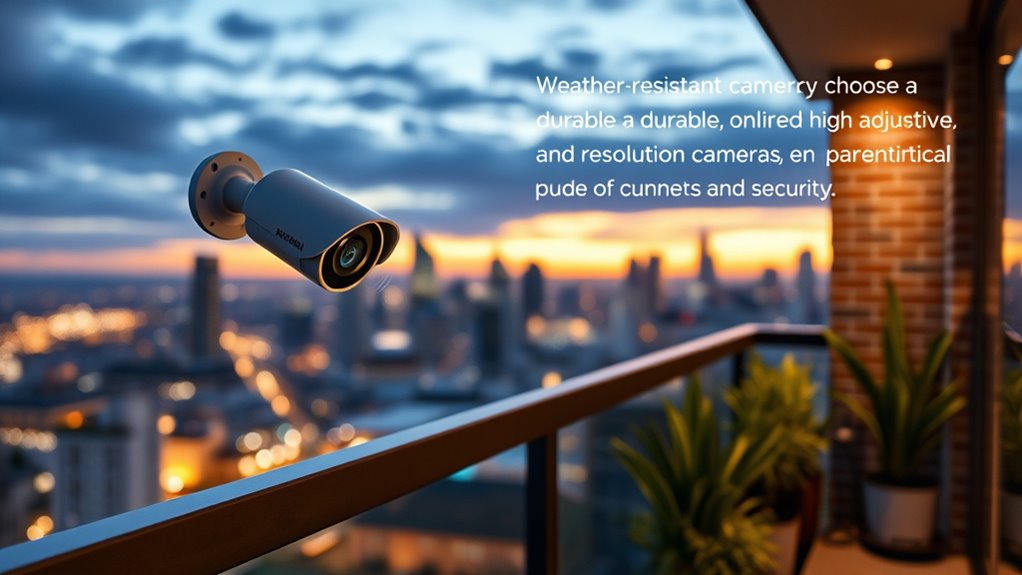 balcony security camera features