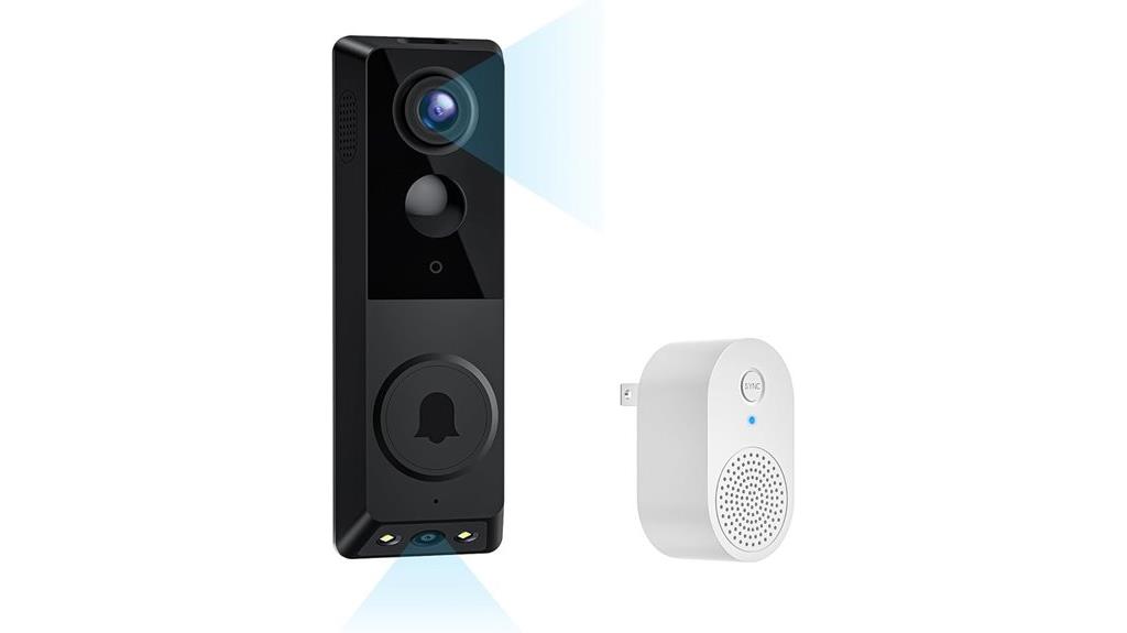 battery powered dual cameras