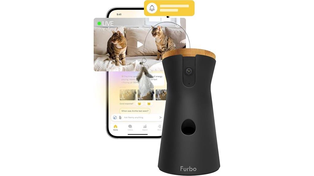 cat camera with treat dispenser