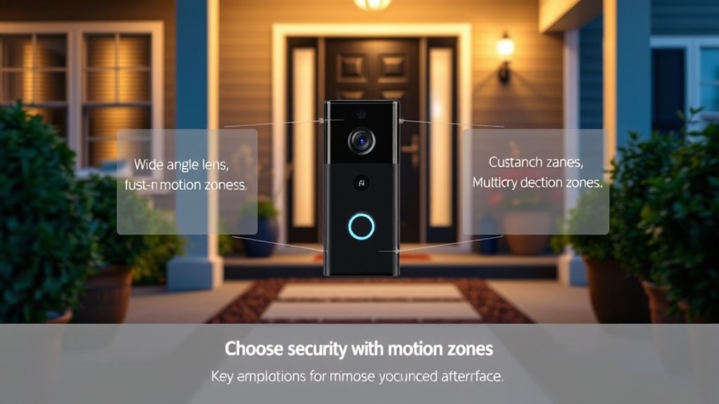 customizable motion detection zones