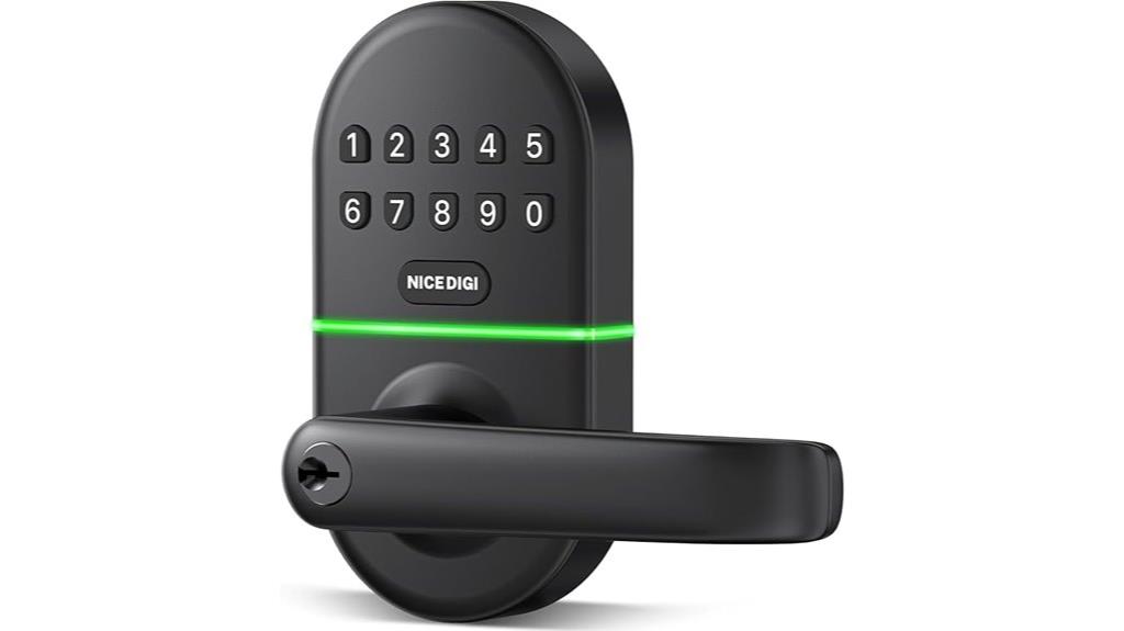 digital keyless door lock