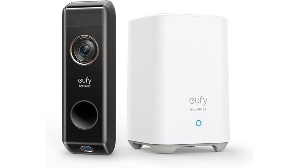 dual camera security doorbell