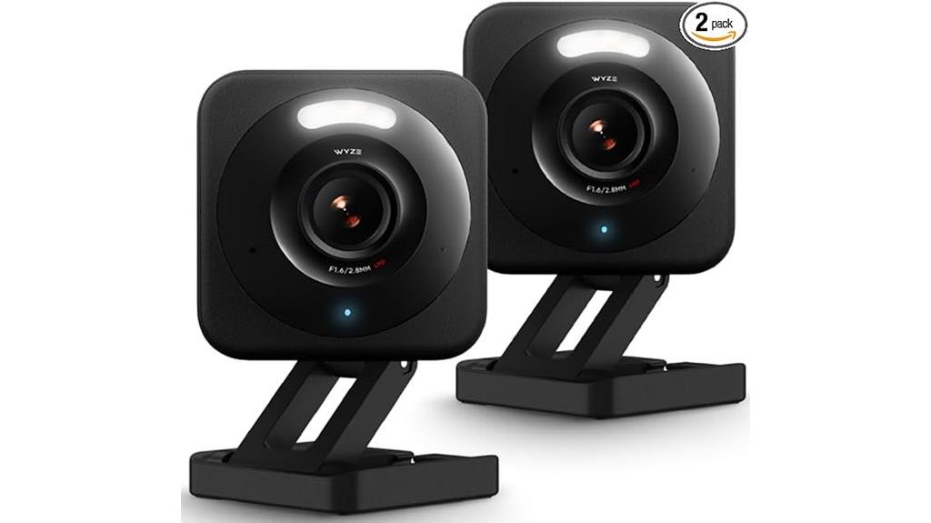 dual indoor outdoor security cameras