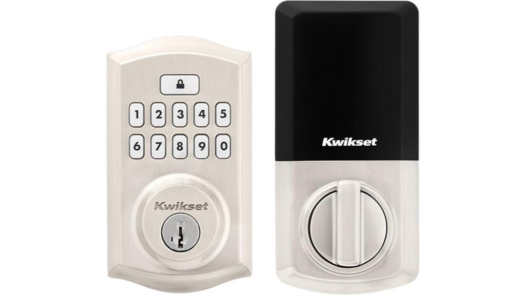 electronic deadbolt with keypad
