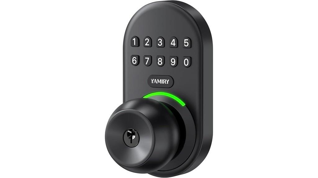 electronic keypad door lock
