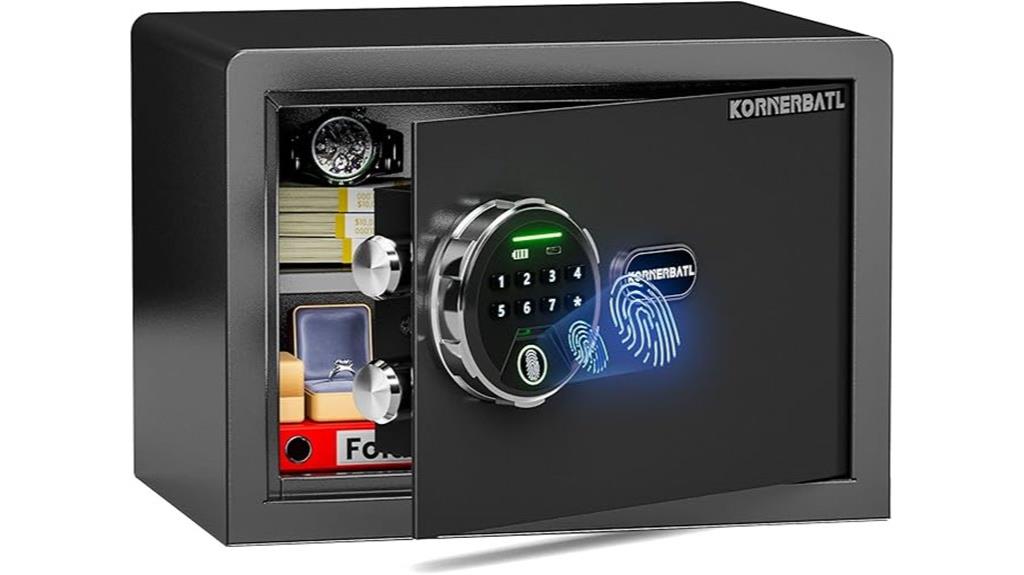 fingerprint locked biometric safe