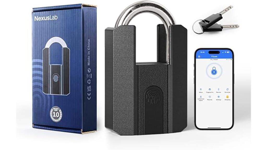 heavy duty outdoor fingerprint lock