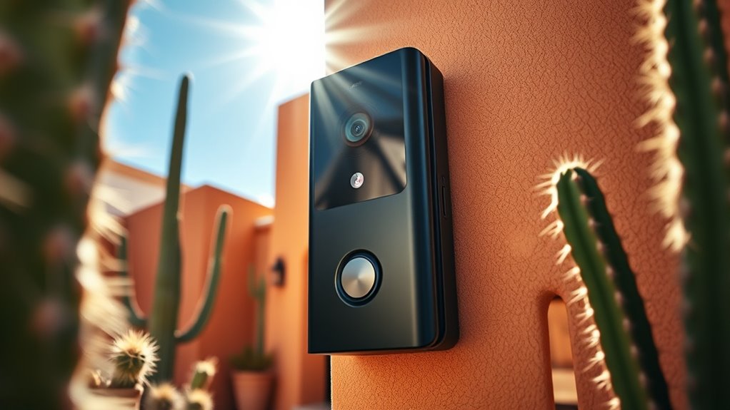 hot climate video doorbells