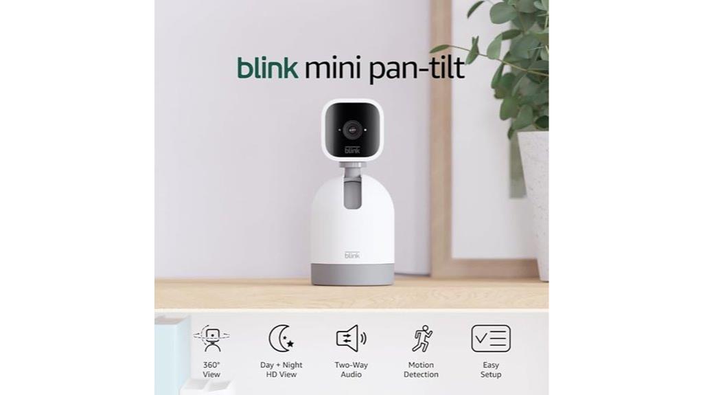 indoor security camera with pan tilt