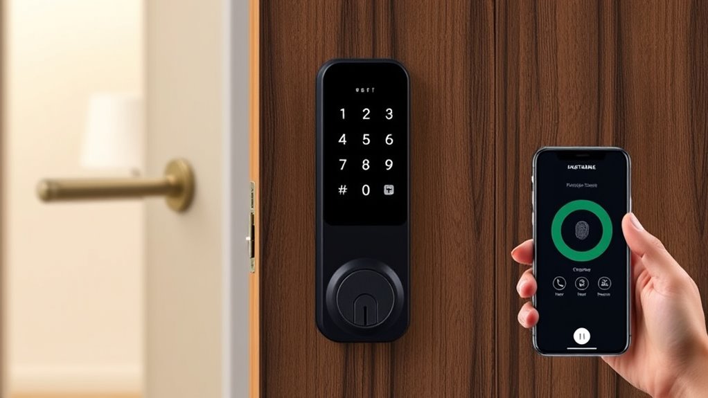 keypad lock connection features