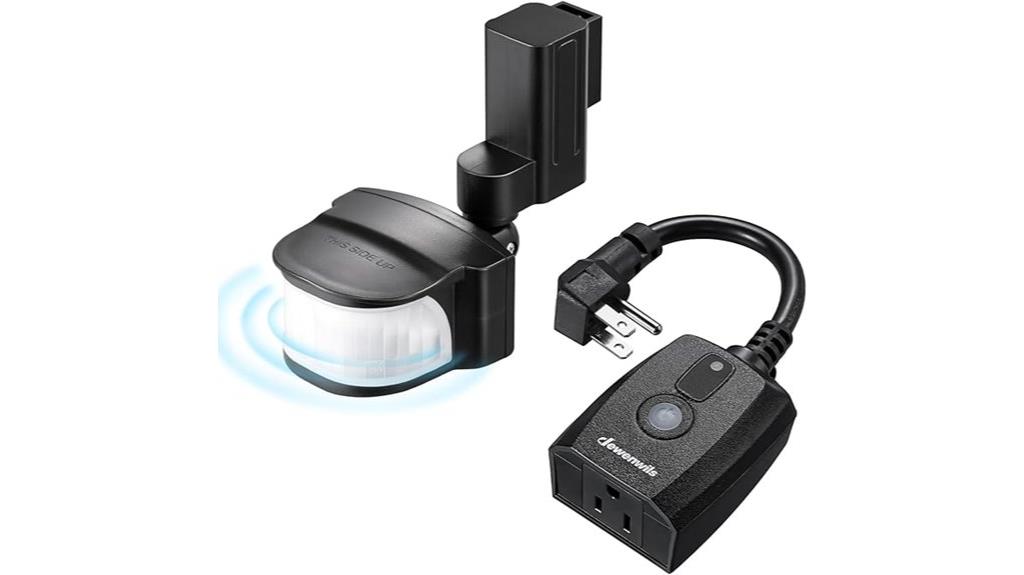 motion activated power outlet