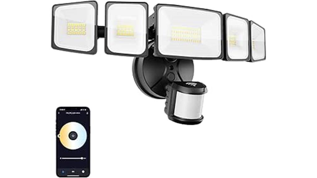 multi head security led light