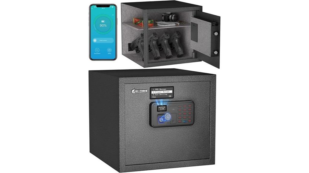 smart biometric pistol safe