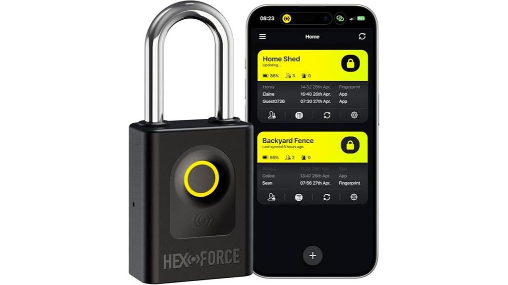 smart bluetooth fingerprint lock