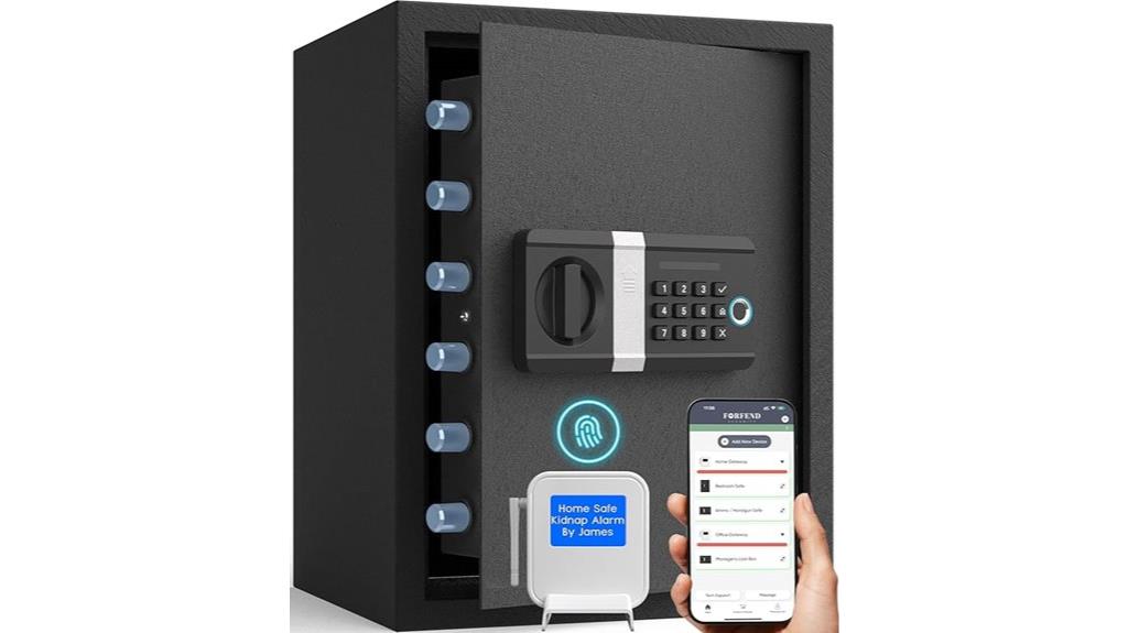 smart home safe with app