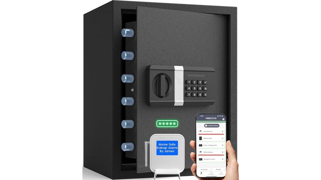 smart home safe with wifi