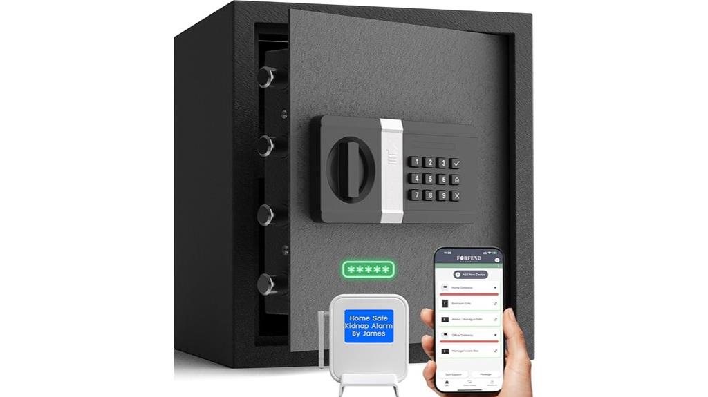 smart home safe with wifi