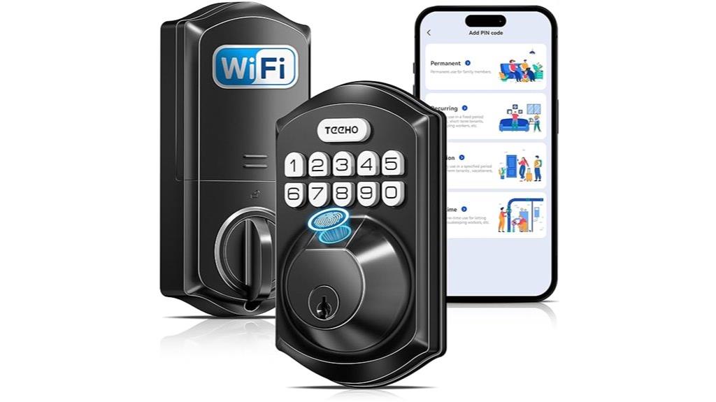 smart wifi fingerprint lock