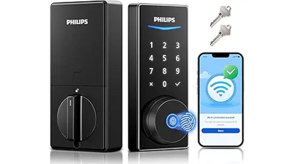 smart wifi lock with touchscreen